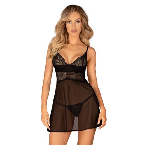 Chemeris babydoll i stringi  M/L