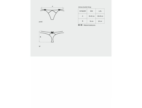 Bielizna-Intensa podwójne stringi  S/M - 7