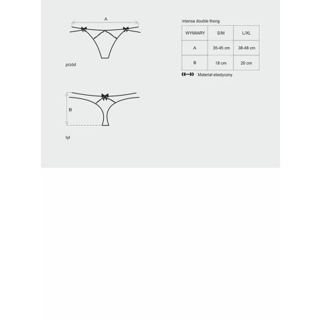 Bielizna-Intensa podwójne stringi  S/M - 7