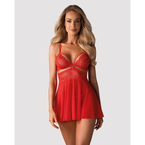 Bielizna-838-BAB-3 babydoll i stringi L/XL - 3