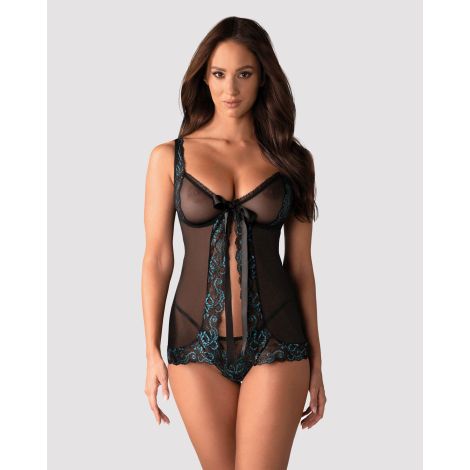 Bielizna-Amanta babydoll i stringi L/XL - 4