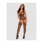 Bielizna-Bodystocking G323 czarny  S/M/L - 6