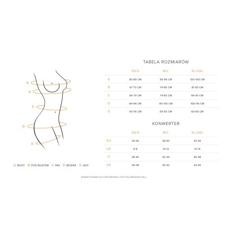 Donarella komplet 3-częściowy otwarty   XS/S - 8