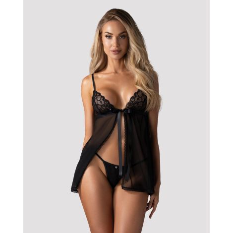 Blomentis babydoll i stringi   XS/S - 3