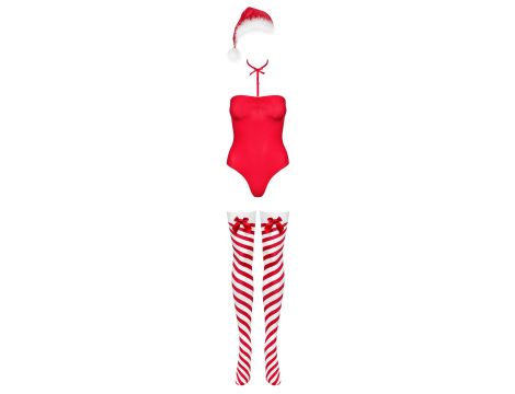 Bielizna-Kissmas body czerwone  S/M - 5