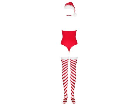 Bielizna-Kissmas body czerwone  S/M - 6