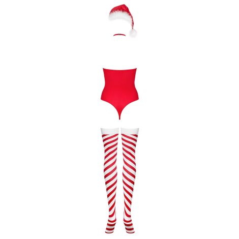 Bielizna-Kissmas body czerwone  S/M - 6