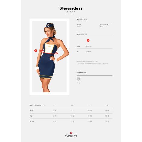 Bielizna-Stewardess uniform   XS/S - 7