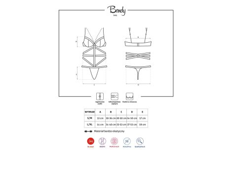 Bielizna-Bondy body  S/M - 7