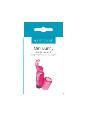 Wibrator- Me You Us Mini Bunny Finger Vibrator Pink - image 2