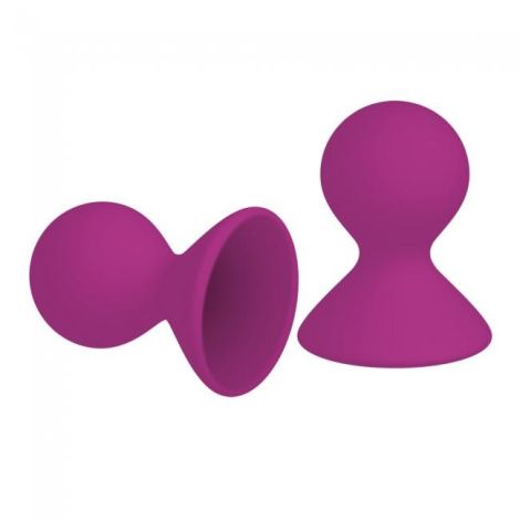 Pompka- Me You Us Dual Masseuse Silicone Nipple Suckers 2 Pack Purple - 4