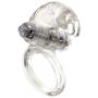 Pierścień- Me You Us Classic Rabbit Cock Ring Transparent - 5