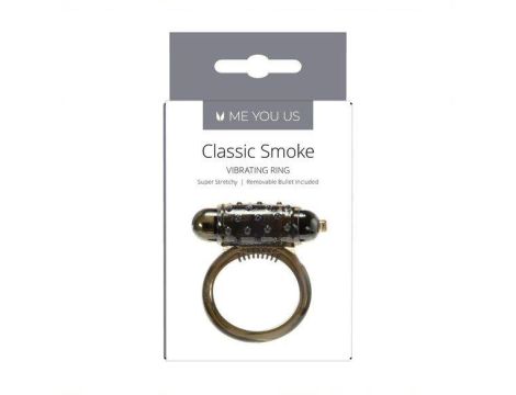 Pierścień- Me You Us Classic Smoke Cock Ring Smoke - 2