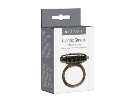 Pierścień- Me You Us Classic Smoke Cock Ring Smoke - 3