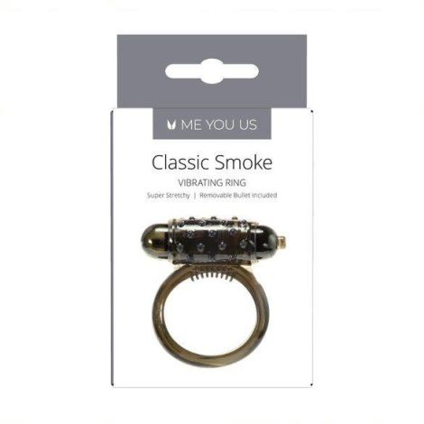 Pierścień- Me You Us Classic Smoke Cock Ring Smoke - 2