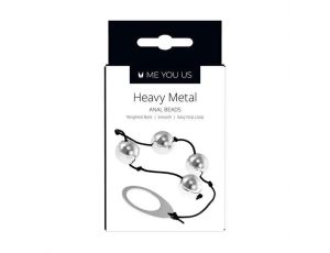 Kulki- Me You Us Heavy Metal Anal Beads Silver - image 2