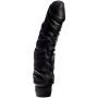 Wibrator-7,5"""""""""""""""" Perfect Pleasures Curved Veined Rambo Vibe ~ Black (2AA) - 3