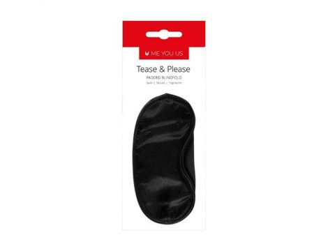 Maska- Me You Us Tease And Please Padded Blindfold Black - 3