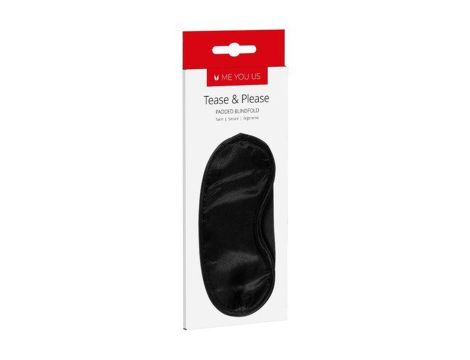 Maska- Me You Us Tease And Please Padded Blindfold Black - 4