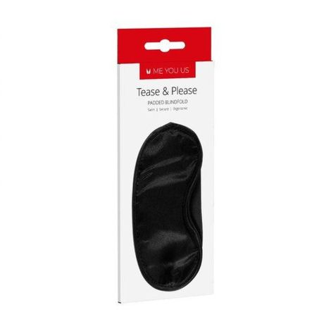 Maska- Me You Us Tease And Please Padded Blindfold Black - 4