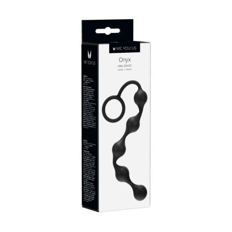 Plug/kulki-Onyx Silicone Anal Beads