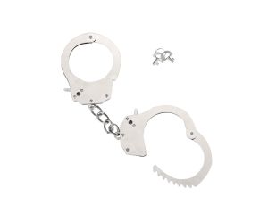 Kajdanki- Me You Us Heavy Metal Handcuffs Silver