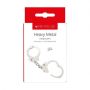 Kajdanki- Me You Us Heavy Metal Handcuffs Silver - 3