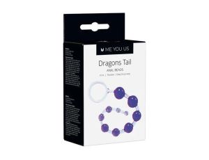 Plug/kulki- Me You Us Dragonz Tail Anal Beads Violet - image 2