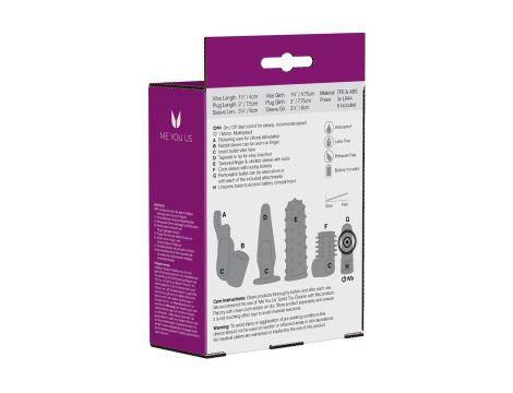 Zestaw-  Me You Us 4 Play Couples Kit Purple - 3