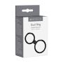 Pierścień- Me You Us Dual Ring Cock Ring Black - 4