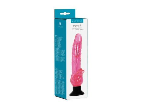 Wibrator- Me You Us Mounty 6 Realistic Vibrator Pink - 3