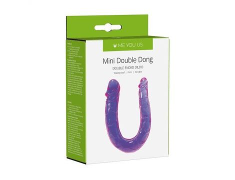 Dildo- Me You Us Mini Double Dong Pink - 3