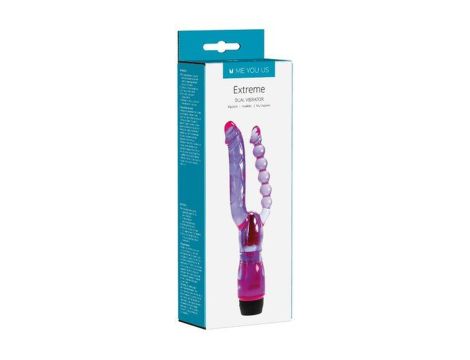 Wibrator- Me You Us Extreme Dual Vibrator Purple - 3