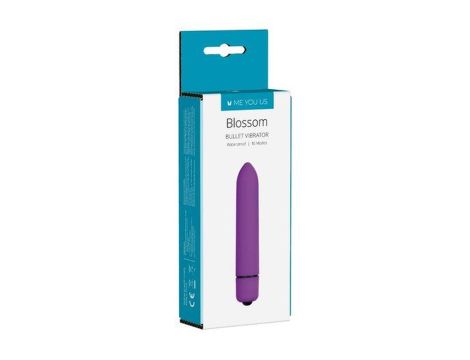 Wibrator- Me You Us Blossom 10 Mode Bullet Vibrator Purple - 3