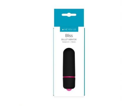 Wibrator-Me You Us  Bliss 7 Mode Mini Bullet Vibrator Black - 2