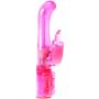 Wibrator- G Tongue Rabbit Vibrator Pink OS - 3