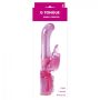 Wibrator- G Tongue Rabbit Vibrator Pink OS - 4