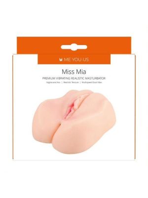 Masturbator- Me You Us Miss Mia Premium Vibrating Realistic Masturbator Flesh