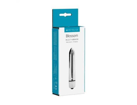 Wibrator- Me You Us Blossom 10 Mode Bullet Vibrator Silver - 3