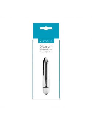 Wibrator- Me You Us Blossom 10 Mode Bullet Vibrator Silver - image 2