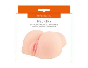 Masturbator- Me You Us Miss Nikita Premium Vibrating Realistic Masturbator Flesh