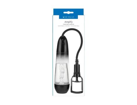 Pompka- Me You Us Amplify Pump Masturbator Clear/Black - 3