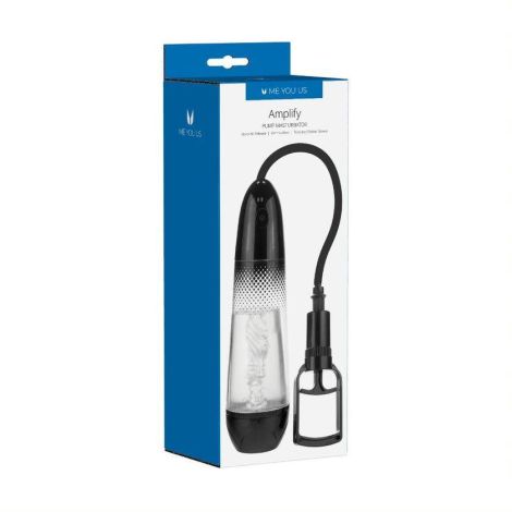 Pompka- Me You Us Amplify Pump Masturbator Clear/Black - 4