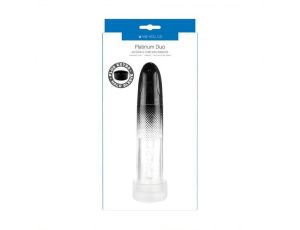 Me You Us Platinum Duo Automatic Pump Masturbator Clear/Black - image 2