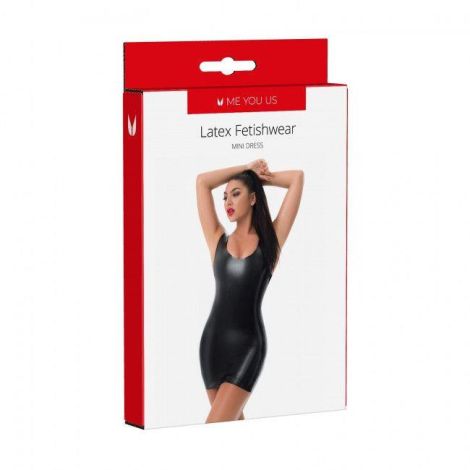 Me You Us Latex Mini Dress Small - 2