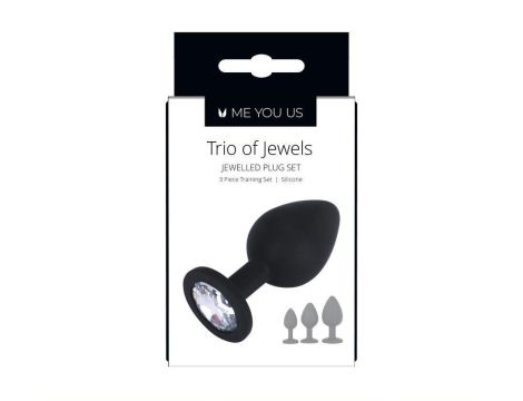 Me You Us Trio Of Jewels Black - 2