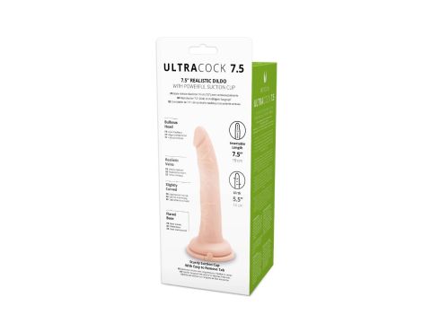 Me You Us Silicone Ultra Cock Flesh 7.5in - 5