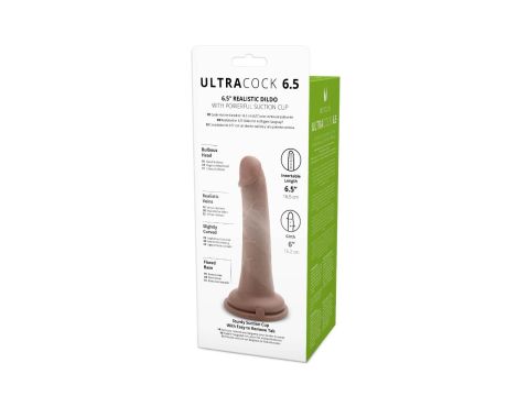 Me You Us Silicone Ultra Cock Caramel 6.5in - 5