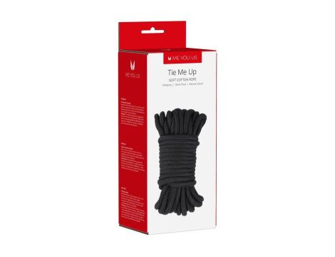 Me You Us Tie Me Up Rope Black 10m - 3