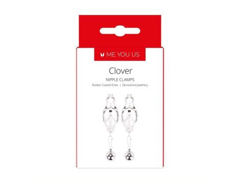 Me You Us Clover Nipple Clamp Silver - 2